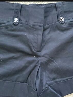 White House Black Market High Waist Black Shorts